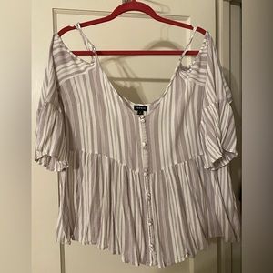 Torrid Cold Shoulder Top